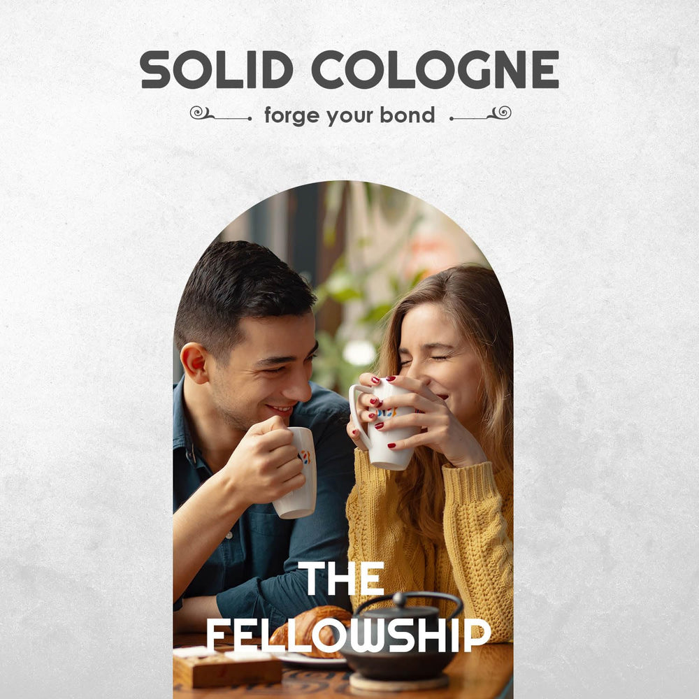 The Man Brand Steel Solid Cologne tin, bold aroma for work or evenings.