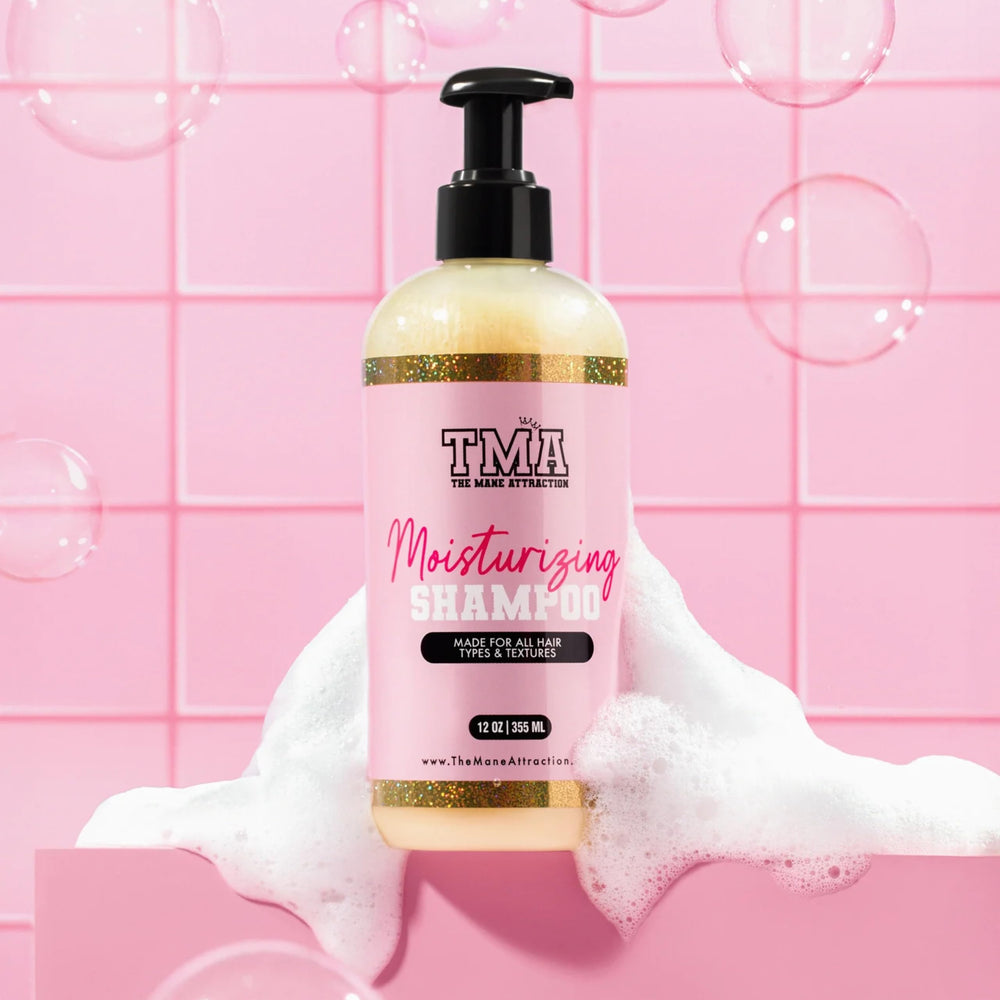 The Mane Attraction lemongrass scent bottle adding a refreshing fragrance.
