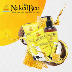 The Naked Bee cruelty-free logo indicating ethical skincare.
