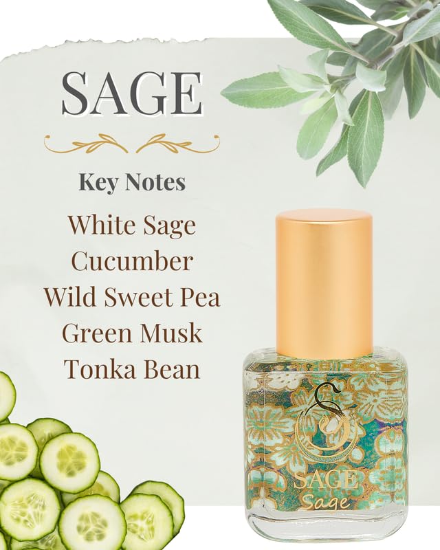 The Sage Lifestyle Sage Roll On white sage focus for a clean, uplifting aroma.