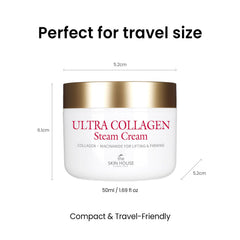 The Skin House cream texture transition from gel-like to rich cream under lights.