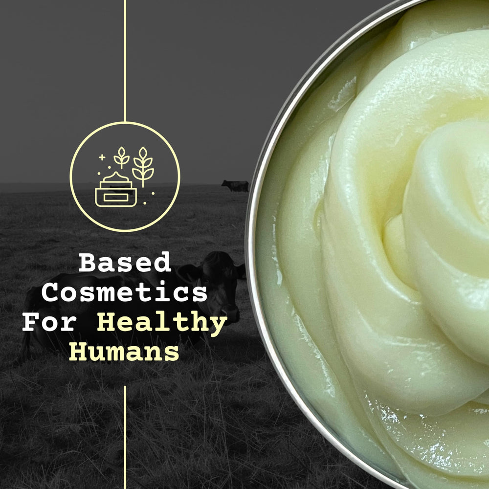 Beeswax detail in The Tallowed Truth F-Balm nourishing formula.