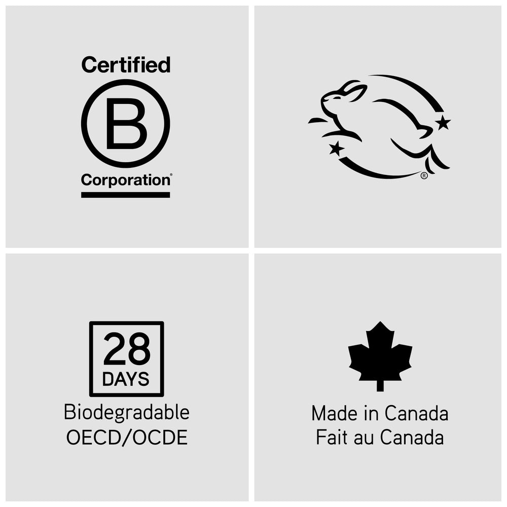 The Unscented Company Body Soap refill-me packaging supports eco-friendly refills.