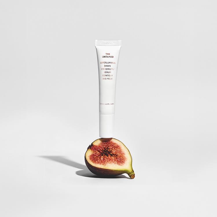 The Untamed Superluminal Dawn Eye Serum box and bottle ready for routine.
