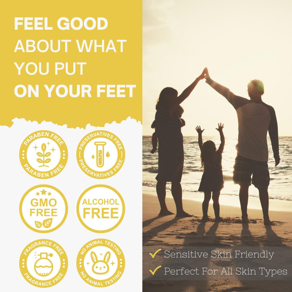 The Yellow Bird Foot Cream packaging on shelf overview for easy selection.