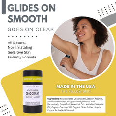 The Yellow Bird lavender and grapefruit oils deliver a refreshing aroma for daily wear.