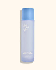 Then I Met You Birch Milk Toner applied to face for gentle exfoliation.