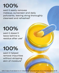 Then I Met You Living Cleansing Balm bottle highlights olive grapeseed seaberry oils.
