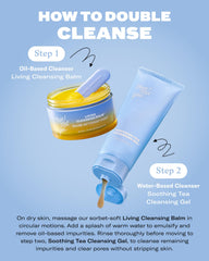 Then I Met You Living Cleansing Balm supports all skin types with a gentle cleanse.