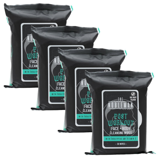 The Nobleman 4-pack wipes hero for post-workout refresh