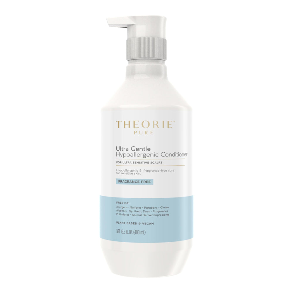 Theorie Pure Ultra Gentle Conditioner bottle with pump for fragrance free conditioning