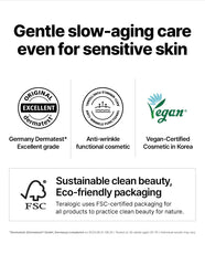 Theralogic Vegan ampoule packaging highlights clean, animal-free formulation.