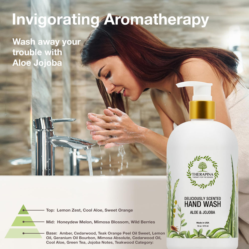 THERAPINA label focuses on aloe vera and botanical oils benefits
