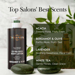 THERAPISPA deep hydration bottle closeup highlights rich texture.