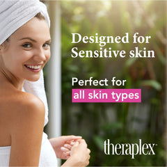 Theraplex Clear Lotion Spray ingredients list highlights jojoba oil and petrolatum fraction.