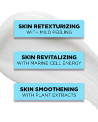 THESAEM enzyme exfoliating gel texture highlighting smooth micro-peel for brighter skin.