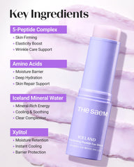 Icelandic glacial water and moss ingredients highlighted on THESAEM eye stick