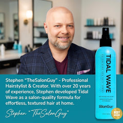 Clean Ocean Breeze scent leaves hair with an invisible finish