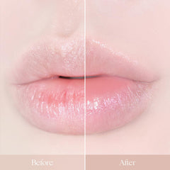 hands apply thim Essential Lip Milk for smooth, hydrated lips
