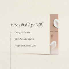 thim Essential Lip Milk compact with label close-up