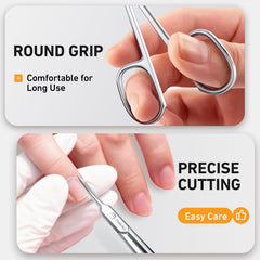 THRAU Cuticle Scissors nail and cuticle trimming with high precision.