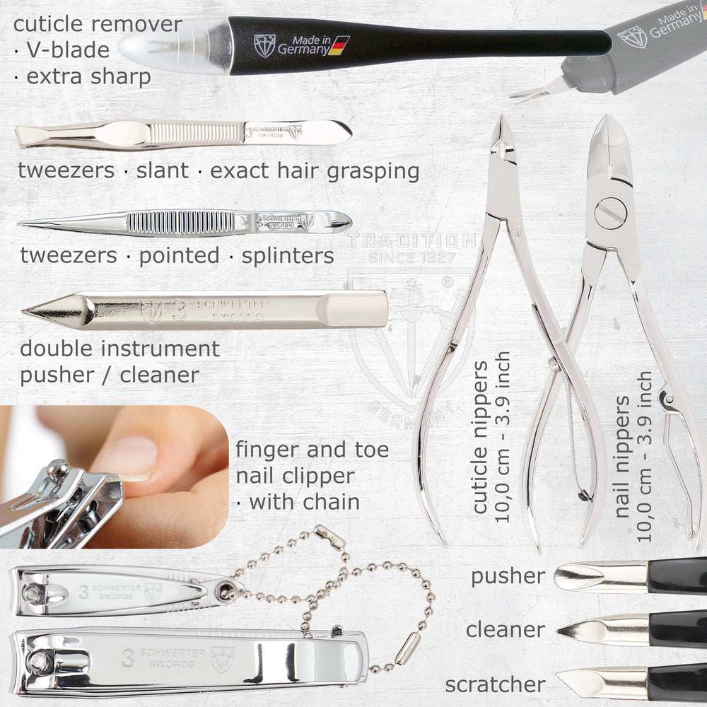 Three Swords Germany sapphire nail files fine and coarse for versatile shaping