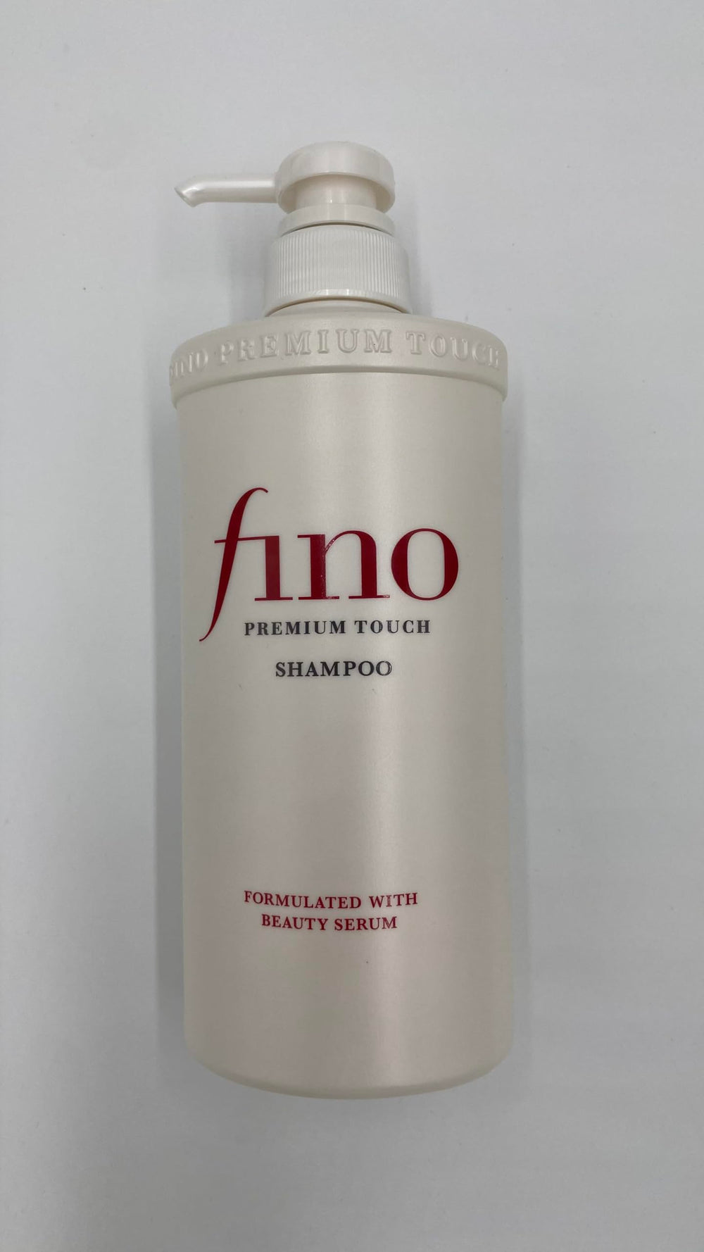 Hair swirl after using Thunder Tech JapanFino Premium Touch Moist Shampoo shows sleek strands