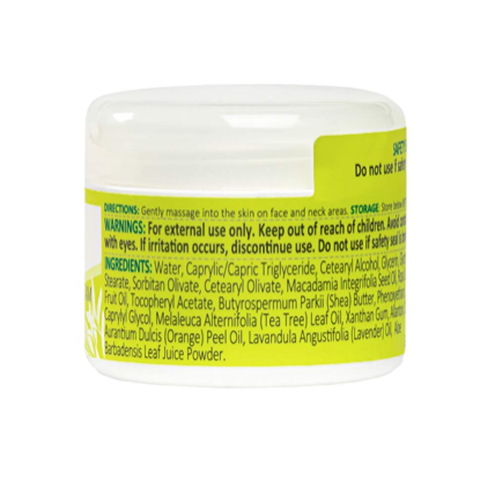 Thursday Plantation Tea Tree Face Cream jar closeup highlighting nourishing macadamia and rose hip oils