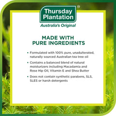 Thursday Plantation Tea Tree Face Cream rose hip oil for radiant, hydrated skin