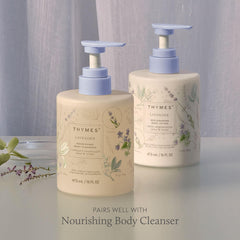Thymes Paraben and sulfate free formula for clean skincare.