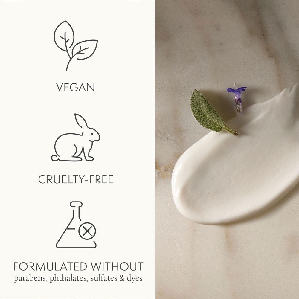 Thymes Replenishing Hand Lotion packaging highlights plant-based formula.
