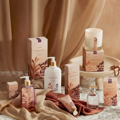 Thymes Sienna Sage ingredients featuring benzoin resin and fig aroma.