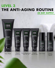 Tiege Hanley Exfoliating Scrub tube for smoother texture and even tone.