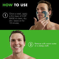 Rinse with warm water reveals a refreshed, non-tight finish after use.