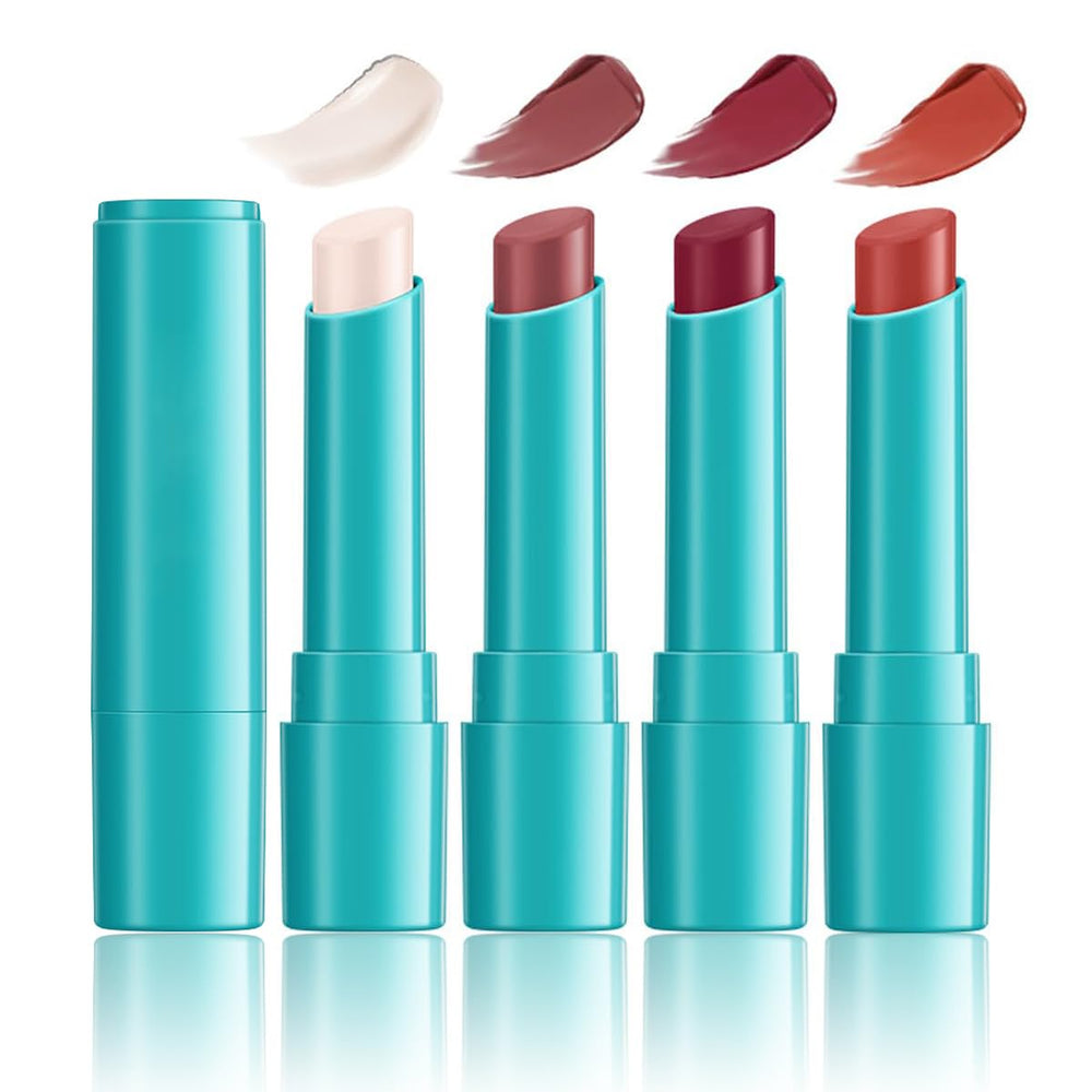 Tiejdhr hydrating lip tint close-up swatch shows vibrant moisture.