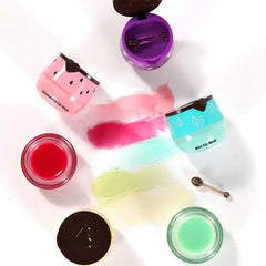 Tiejdhr Lip care collection closeup shows product variety