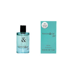 Tiffany & Co. Love for Him mini EDT bottle, travel-friendly scent for modern style.