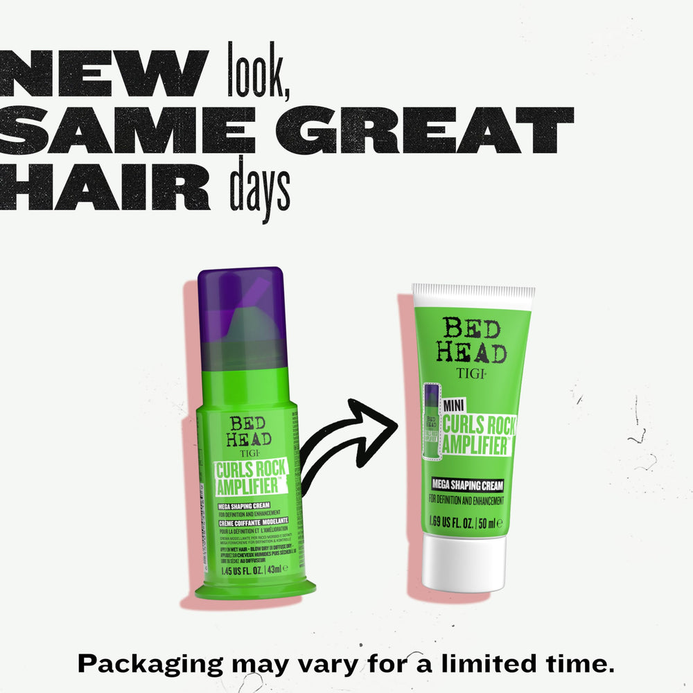 TIGI Bed Head Curls Rock Amplifier Travel Mini diffuser use for extra volume.