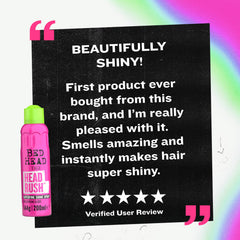 TIGI Bed Head Headrush used in finishing routine