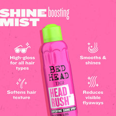 Hair with a lightweight shine and silky feel from Headrush