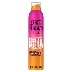TIGI Bed Head Keep It Casual bottle with tropical scent for quick styling