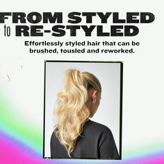 TIGI Bed Head Keep It Casual quick-dry formula in use