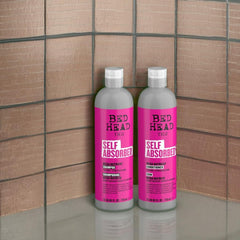 TIGI Bed Head Self Absorbed set packaging shows two large bottles.
