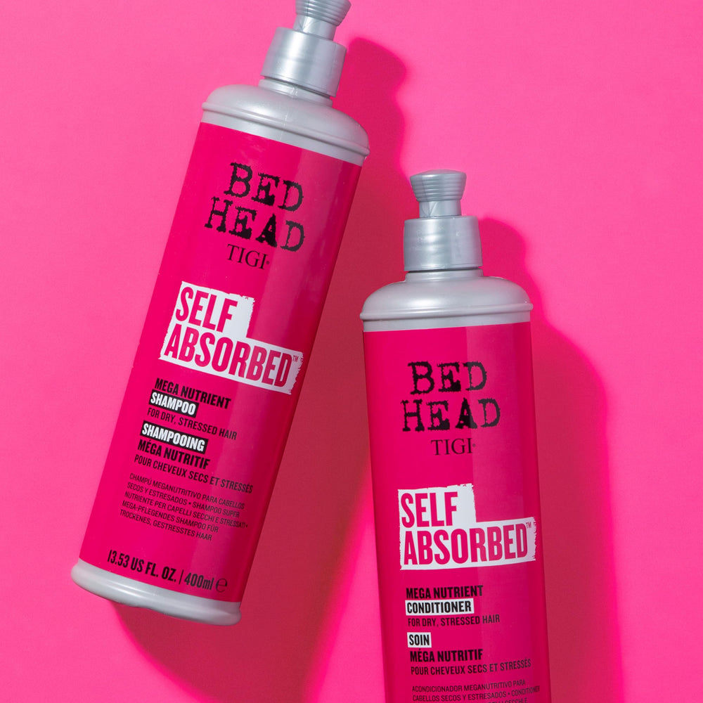TIGI Bed Head Self Absorbed shampoo glycerin hydration highlights moisture.