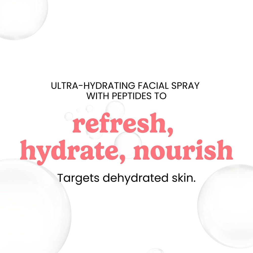 Timeless Skin Care rose extract vitamin-enriched spray bottle highlights skin-supporting ingredients.