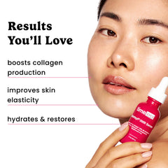 Timeless Skin Care Matrixyl 3000 Serum applied with fingertips on clean skin for daily use.