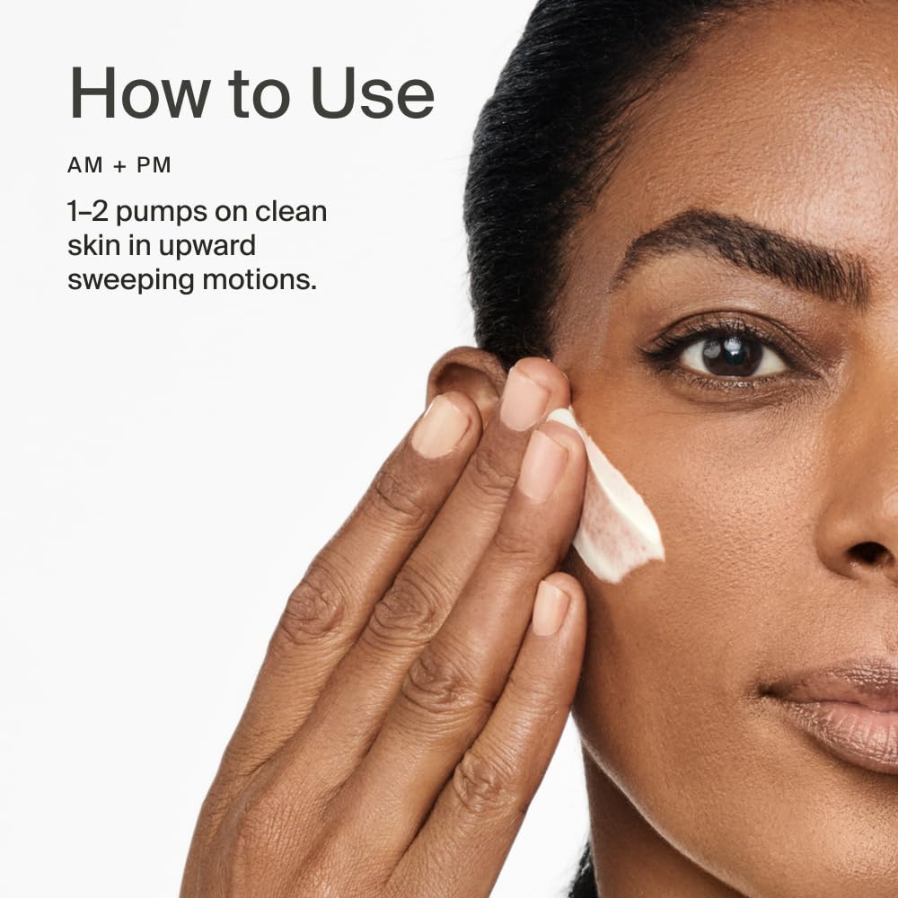 Skin on forearm hydrated after applying Timeline Mito-Biotic Barrier Cream.