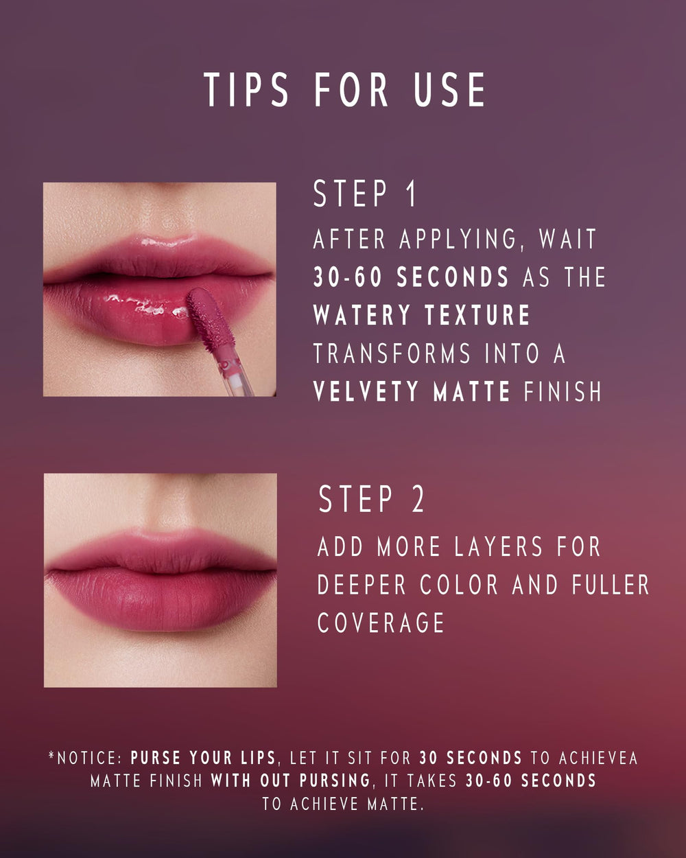 TIMEPHORIA Altera 011 Quiver hydrating long-wear lip tint keeps lips smooth