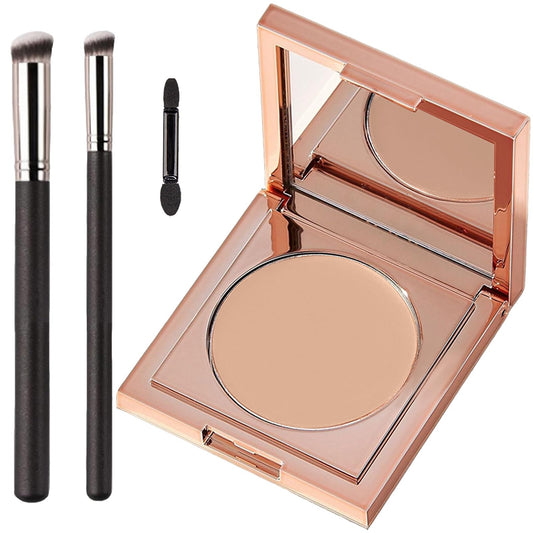 TIRDET colored clay CC under-eye corrector with brushes for precise hydration.
