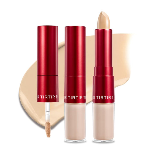 TIRTIR Glide&Hide Concealer shows creamy texture for smooth coverage.